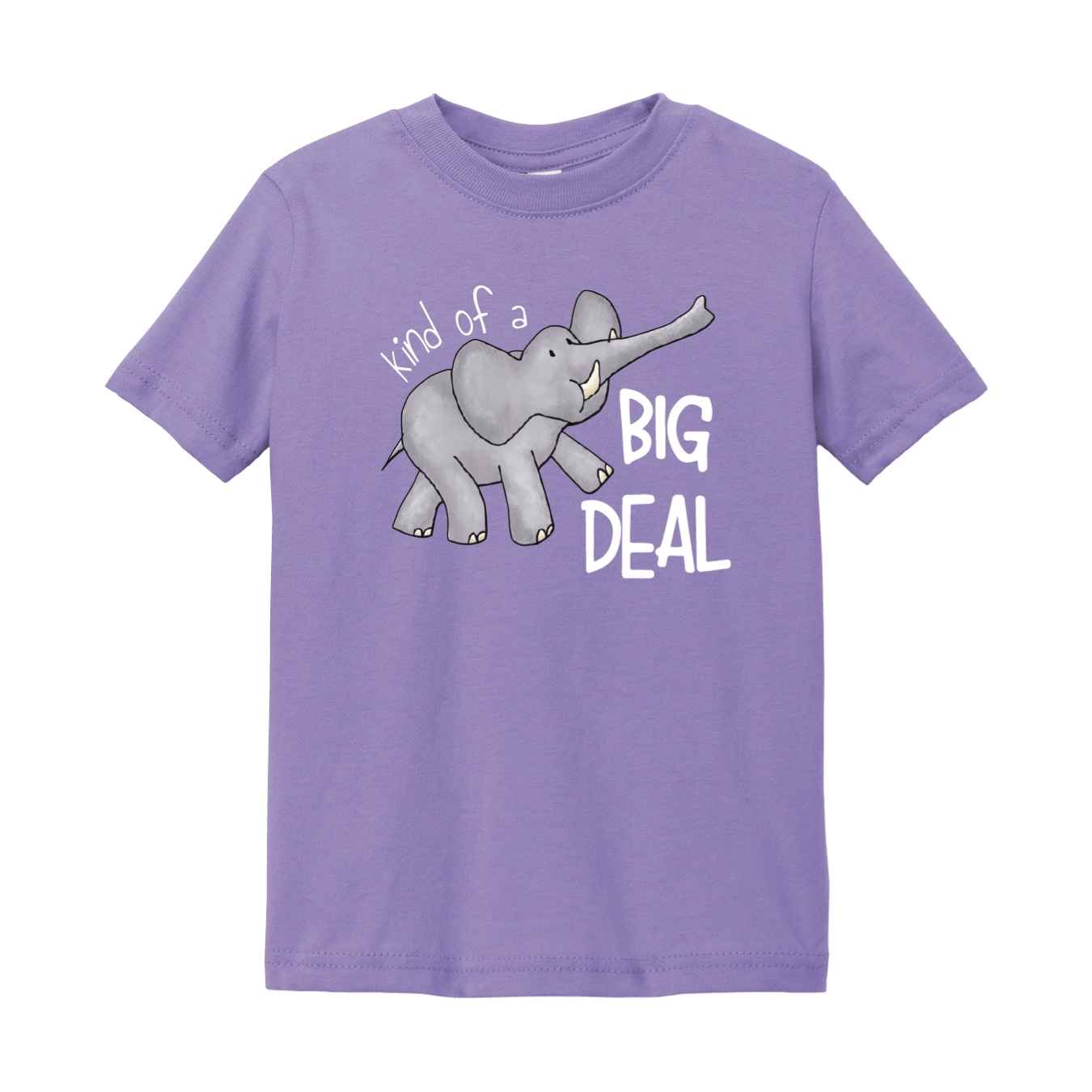 “Kind Of A Big Deal” Elephant Toddler Fine Jersey T-shirt - PRE-ORDER